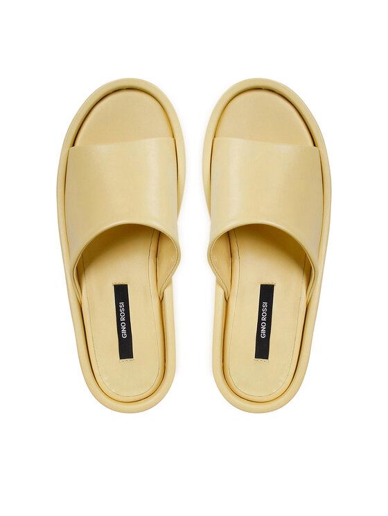 GINO ROSSI Šľapky Gino Rossi 22SS17 Žltá