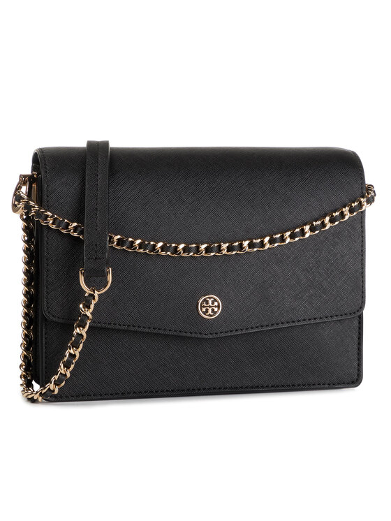 Tory Burch Torebka Tory Burch Robinson Convertible Shoulder Bag 54654 Czarny
