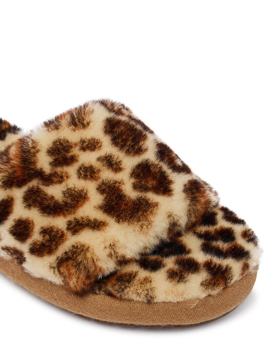 EMU Australia Пантофи EMU Australia Mckay Leopard W13203 Кафяв