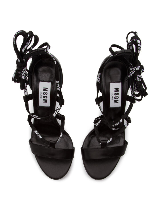 MSGM Босоніжки MSGM String Sandals 2641MDS1242 259 99 Чорний