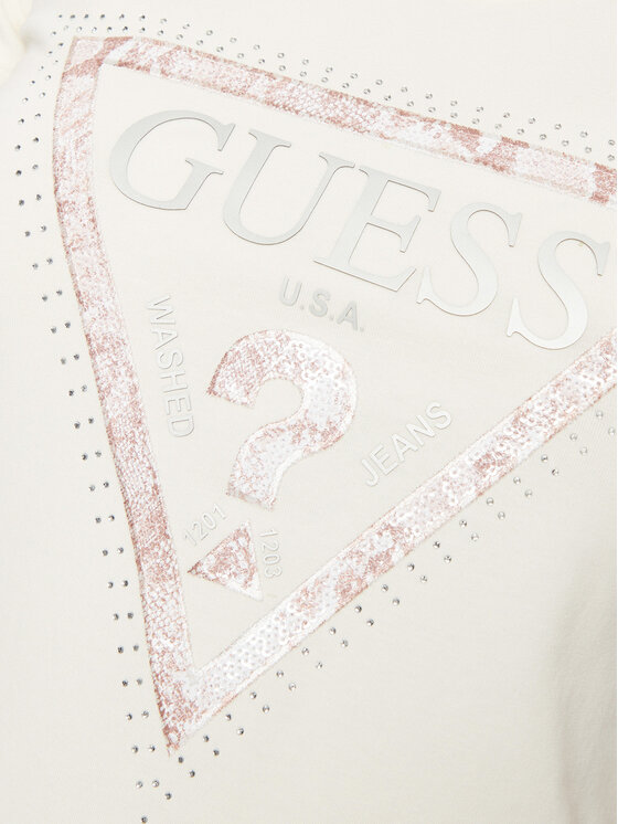 Guess Guess Футболка W5RI21 J1314 Écru Regular Fit