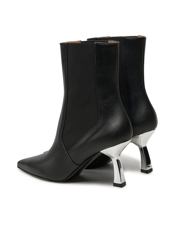 Pollini Botki Pollini SA24107C0LTDT000 Czarny