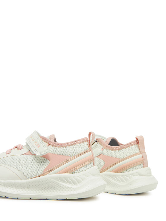 Tommy Hilfiger Superge Tommy Hilfiger Low Cut Lace-Up/Velcro Sneaker T1A9-33755-1697 M Bela