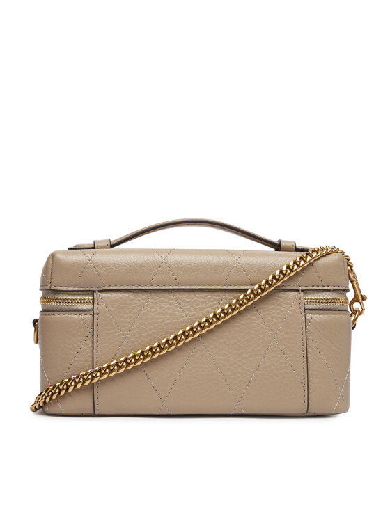 Tory Burch Сумка Tory Burch Charlie Quilted East-West Vanity Case 186036 Бежевий