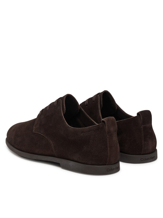 Calvin Klein Nizki čevlji Calvin Klein Low Prof Derby Su HM0HM02232 Rjava