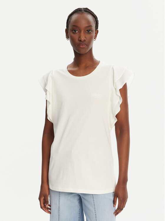 Liu Jo Sport Liu Jo Sport Bluza TA5178 J5904 Bela Regular Fit