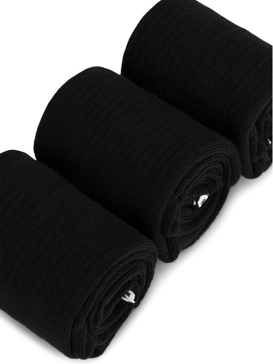 SHAQ Довгі шкарпетки Shaq AS_SHQ_H_001W_SS25 (3-PACK) Чорний