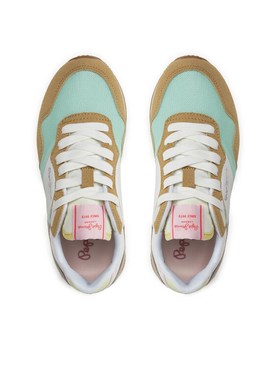 Pepe Jeans Снікерcи Pepe Jeans London Urban G PGS40002 Бежевий