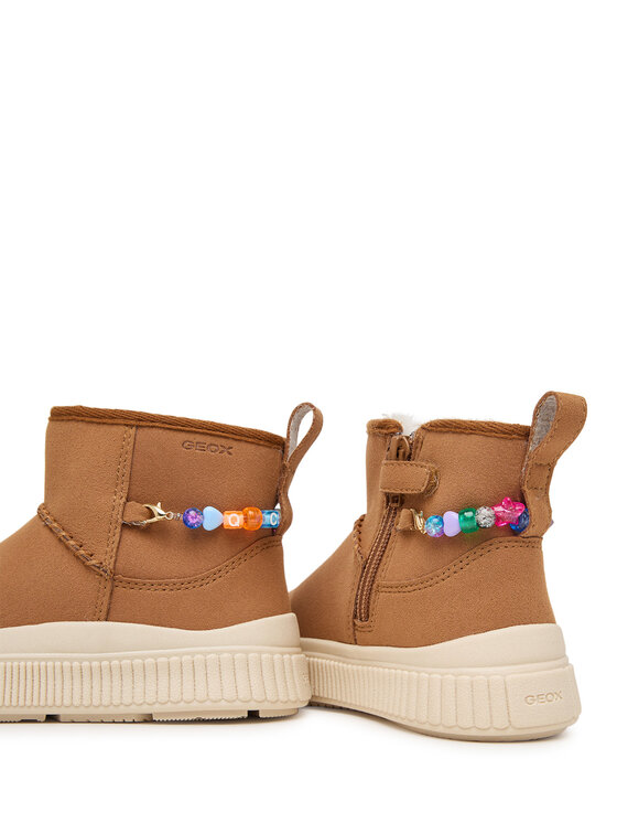 Geox Čižmy Geox J Laquinny Girl J66M3E 000AU C6627 M Hnedá