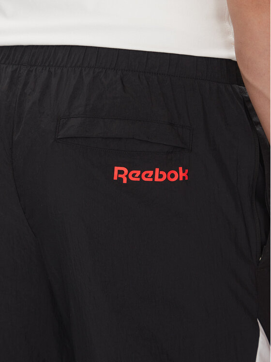 Reebok Reebok Donji dio trenerke 100223963 Crna Regular Fit