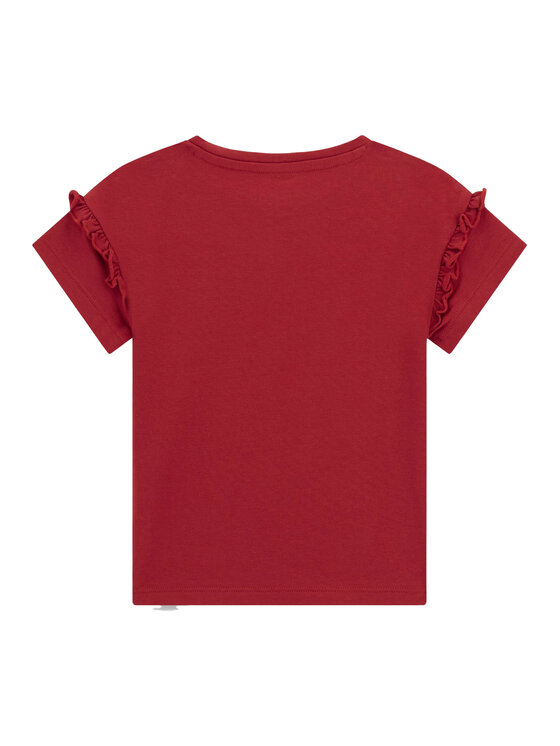 Guess Guess Camiseta K6RI04 K6YW4 Rojo Regular Fit