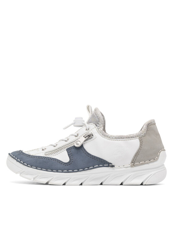 Rieker Sneakersy Rieker 55064-80 Biały