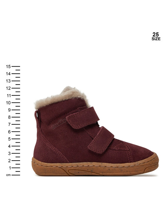 Froddo Čižmy Froddo Minni Suede G2110141-1 S Červená