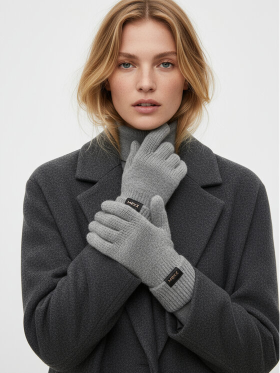 MEXX Rukavice MEXX CEO-MEXX-W6-001-AW26 Šedá