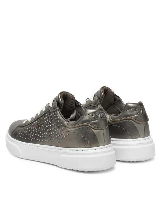 Pepe Jeans Sneakersy Pepe Jeans Eaton Gala PLS00039 Szary