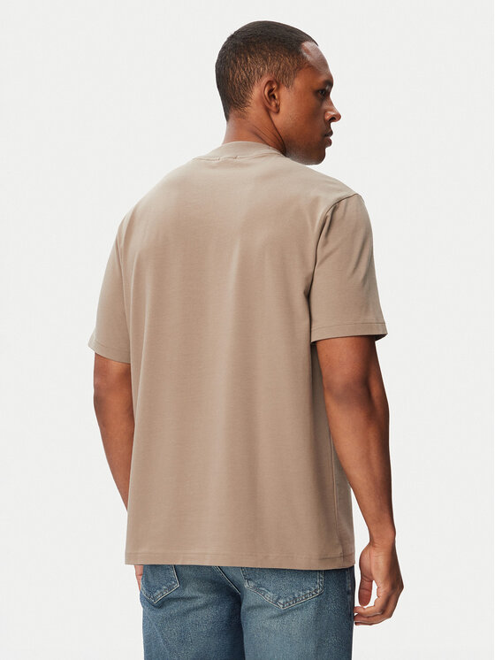 BOSS BOSS Футболка Tee Collar 50562120 Бежевий Relaxed Fit