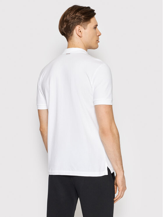 Napapijri Napapijri Поло Elbas NP0A4GDL Білий Regular Fit