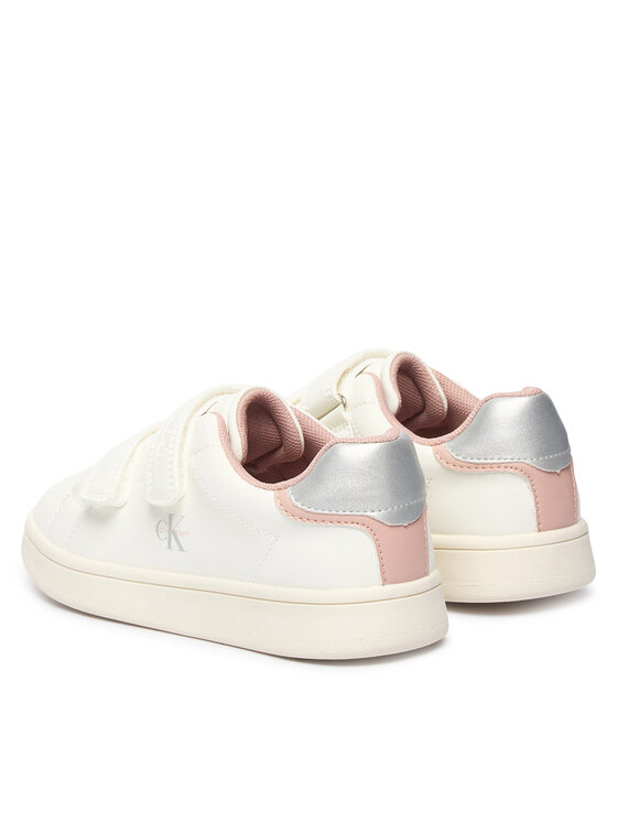 Calvin Klein Superge Calvin Klein Low Cut Velcro Sneaker V1A9-83382-1355 S Bela
