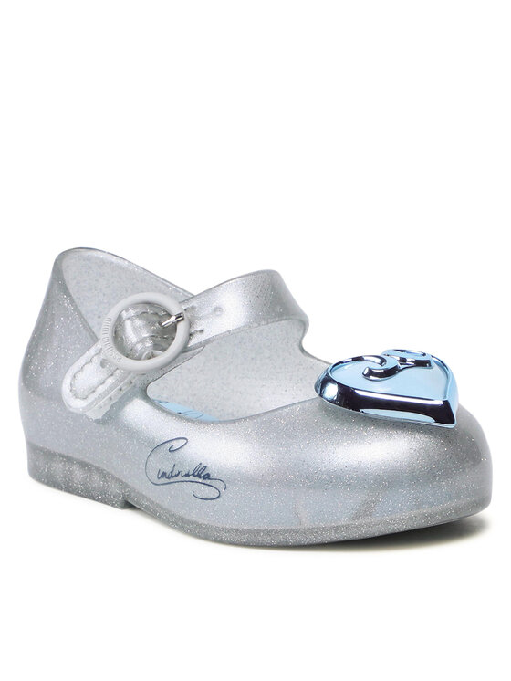Melissa Балетки Melissa Mini Melissa Sweet Love + Disn 33447 Срібний