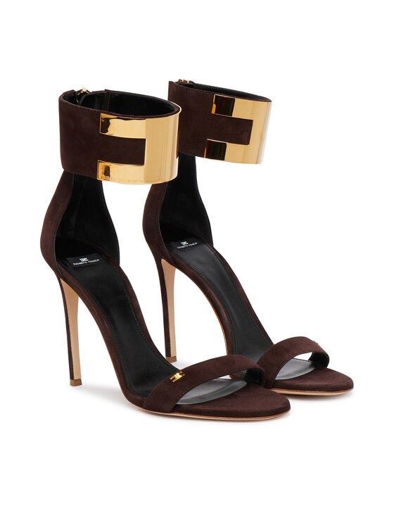 Elisabetta Franchi Босоніжки Elisabetta Franchi SA-91L-62E2-V600 Темно-коричневий