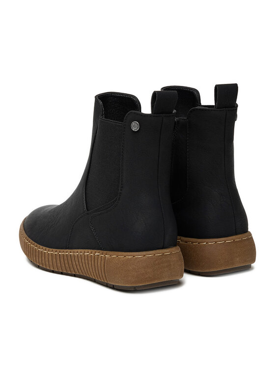 Go Soft Členková obuv s elastickým prvkom Go Soft CEO-WS5586-07 Čierna