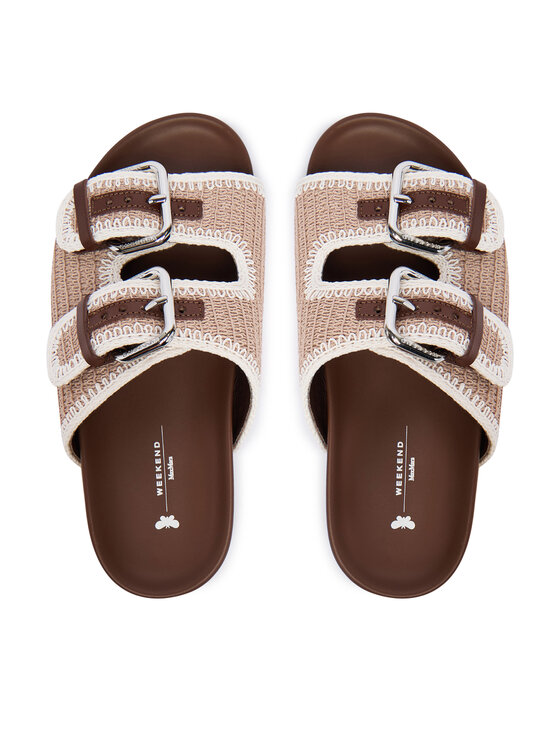 Weekend Max Mara Шльопанці Weekend Max Mara 2615521055600 Бежевий