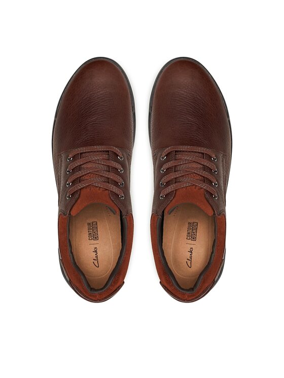 Clarks Nizki čevlji Clarks Rockie WalkGtx GORE-TEX 261734657 Rjava