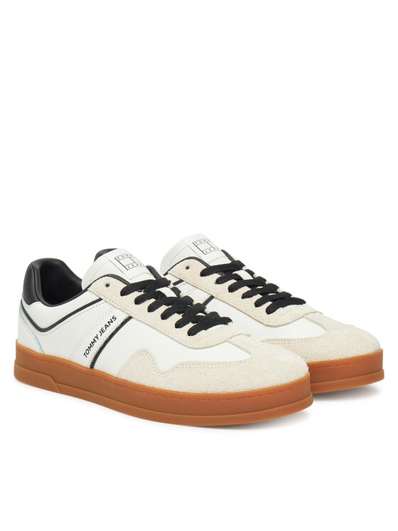 Tommy Jeans Sneakers Tommy Jeans The Greenwich Leather EM0EM01587 Écru