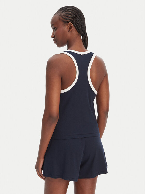 Tommy Hilfiger Tommy Hilfiger Top UW0UW06308 Azul marino Regular Fit