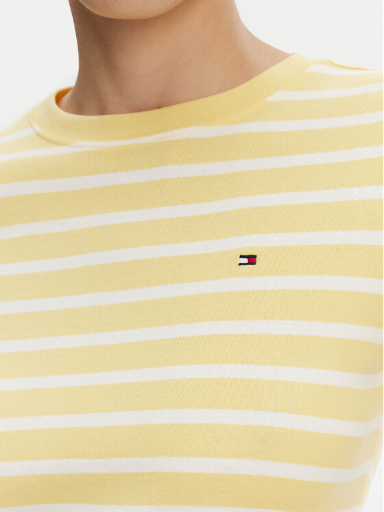 Tommy Hilfiger Tommy Hilfiger T-shirt New Cody WW0WW40587 Giallo Slim Fit