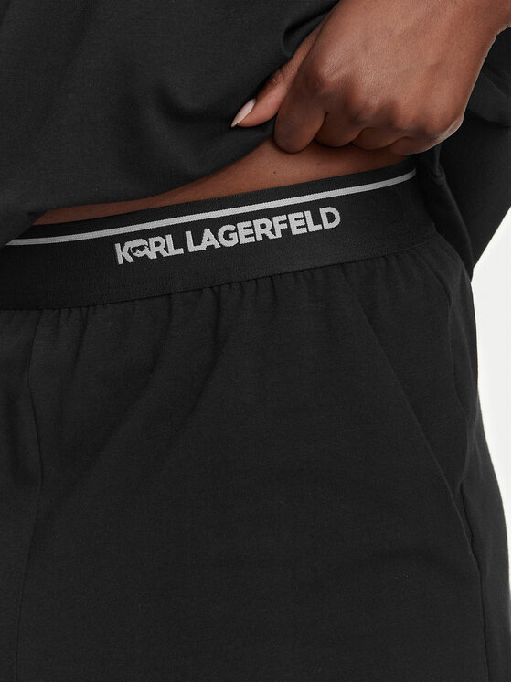 KARL LAGERFELD KARL LAGERFELD Pijama B2W45005 Negro Regular Fit