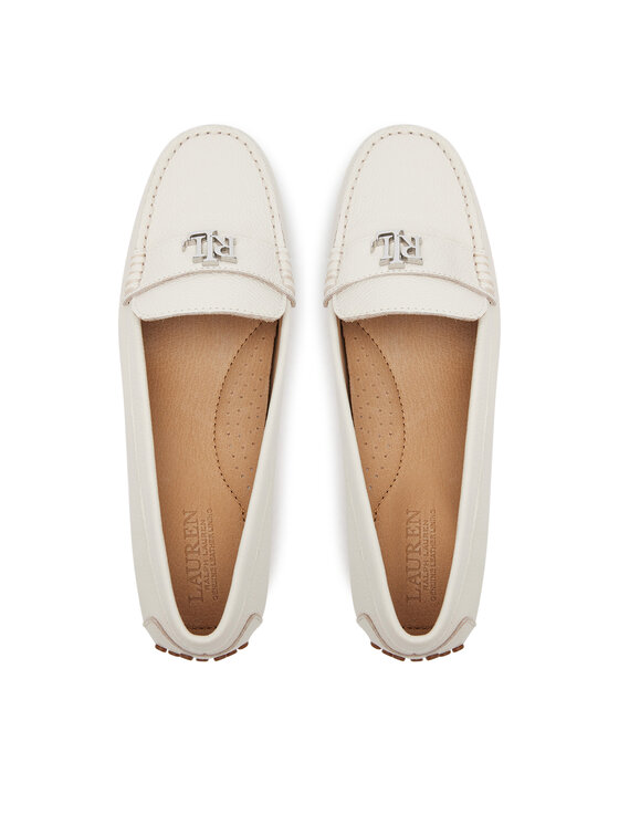 LAUREN RALPH LAUREN Mokasíny LAUREN RALPH LAUREN Barnsbury  802942768012 Biela