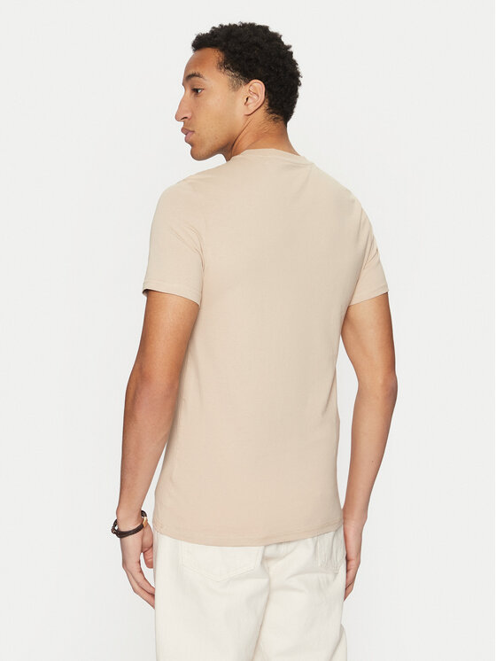 Guess Guess T-shirt M2YI72 I3Z14 Bež Regular Fit