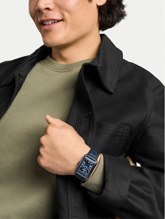Fossil Годинник Fossil Carraway FS6170 Cиній