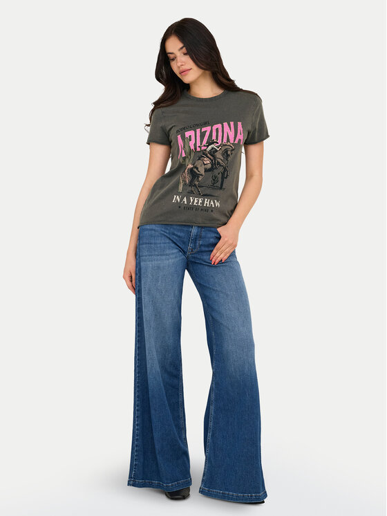 ONLY ONLY Camiseta Lucy 15215721 Gris Regular Fit