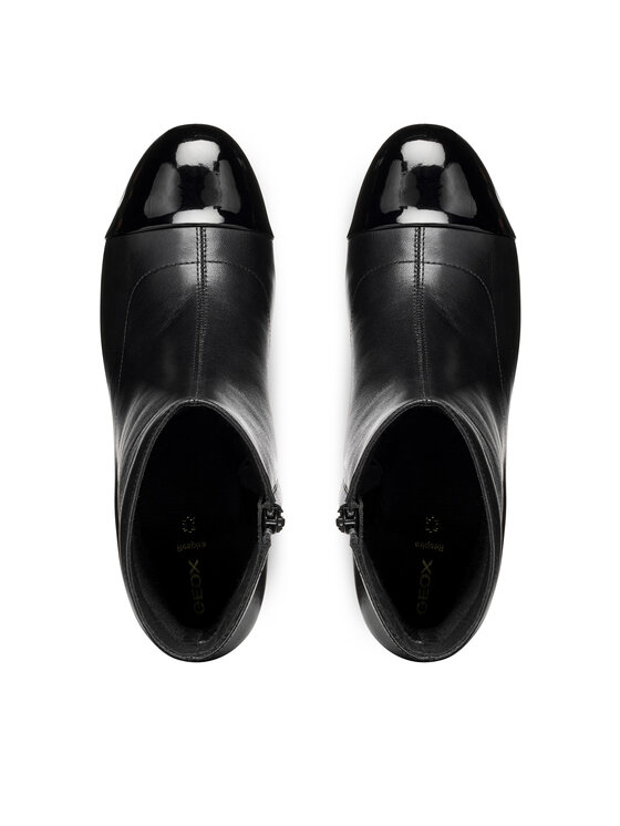 Geox Členková obuv Geox D Virnilisa 65 D56YYA 0TUHH C9999 Čierna