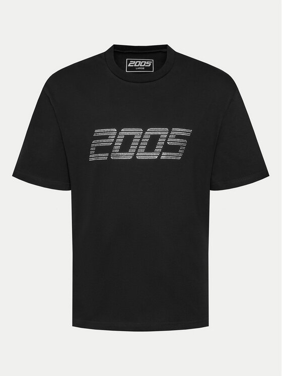2005 2005 T-shirt Unisex Signature Tee Crna Relaxed Fit