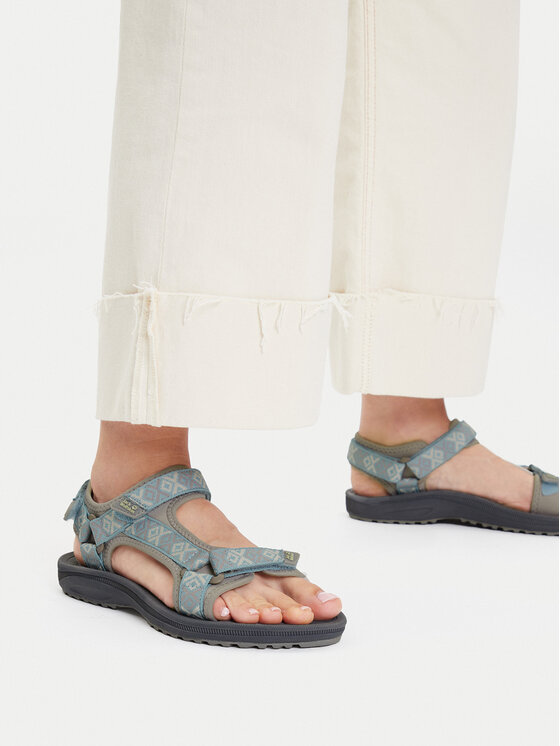 Jack Wolfskin Sandali Jack Wolfskin Wave Breaker 4050291 Zelena