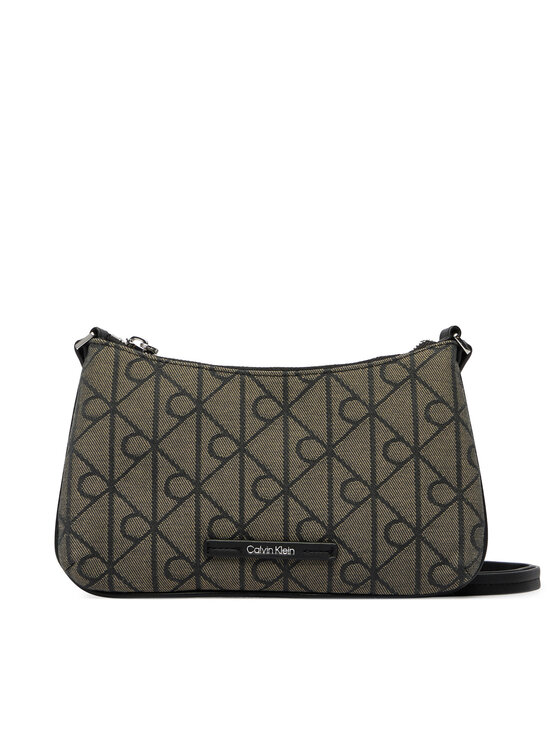 Calvin Klein Torebka Calvin Klein Emblem Aop LV04F1164G Czarny