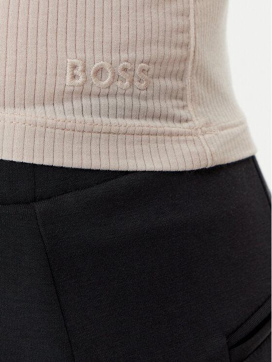 BOSS BOSS Топ Flow 50535807 Бежевий Slim Fit