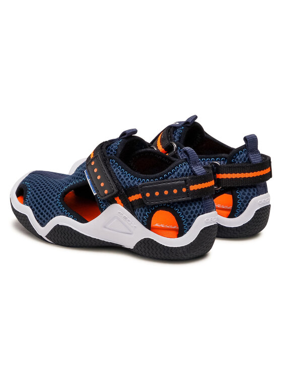 Geox Sandały Geox J Wader B. A J1530A 00014 C4074 M Granatowy