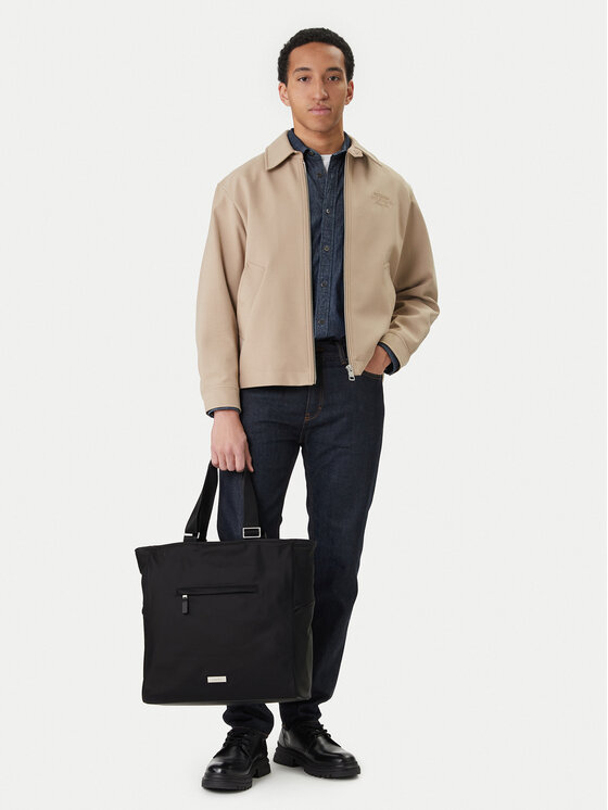 Calvin Klein Сак Calvin Klein Sleek Pocket Tote LV04D3340G Черен