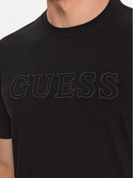 Guess Guess Футболка Z2YI11 J1314 Чорний Regular Fit