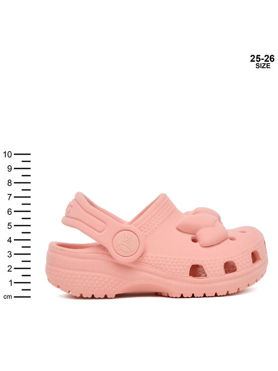 Crocs Chanclas Crocs Toddler Classic Velvet Bow Clog 211887 Rosa