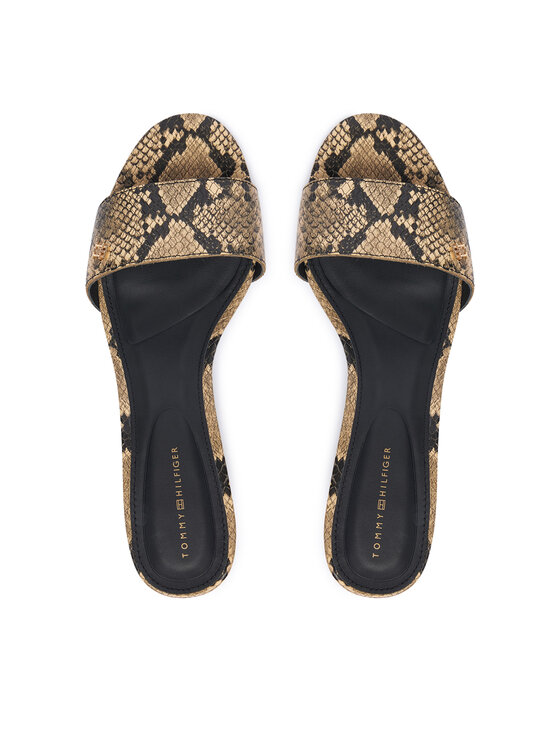 Tommy Hilfiger Papucs Tommy Hilfiger Th Mid Mule FW0FW09429 Bézs