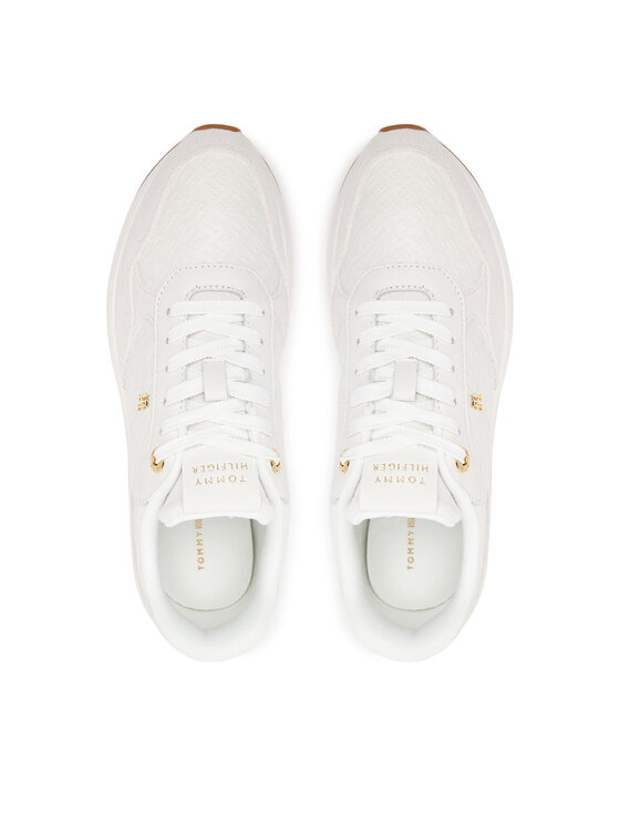 Tommy Hilfiger Αθλητικά Tommy Hilfiger Th Runner Monogram FW0FW09586 Κρεμ