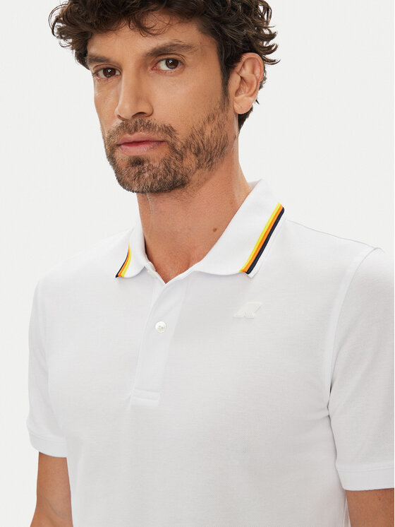K-Way K-Way Polo Jud K1125DW Λευκό Regular Fit