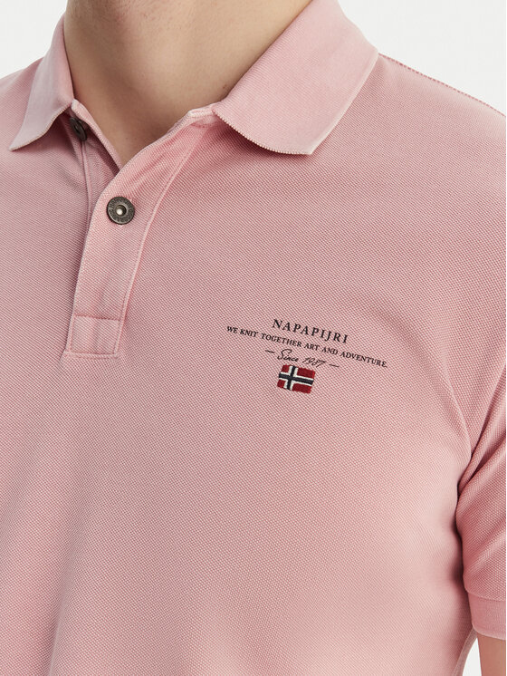 Napapijri Napapijri Polo Elbas NP0A4GDL Rosa Regular Fit