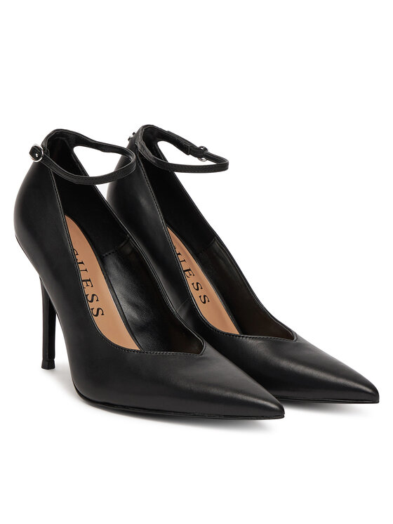 Guess Обувки на ток Guess FLFNPR LEA08 Черен
