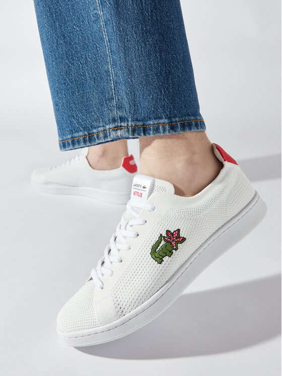 Lacoste Laisvalaikio batai Lacoste Lacoste x Netflix Carnaby Piquée 745SMA0133 Balta